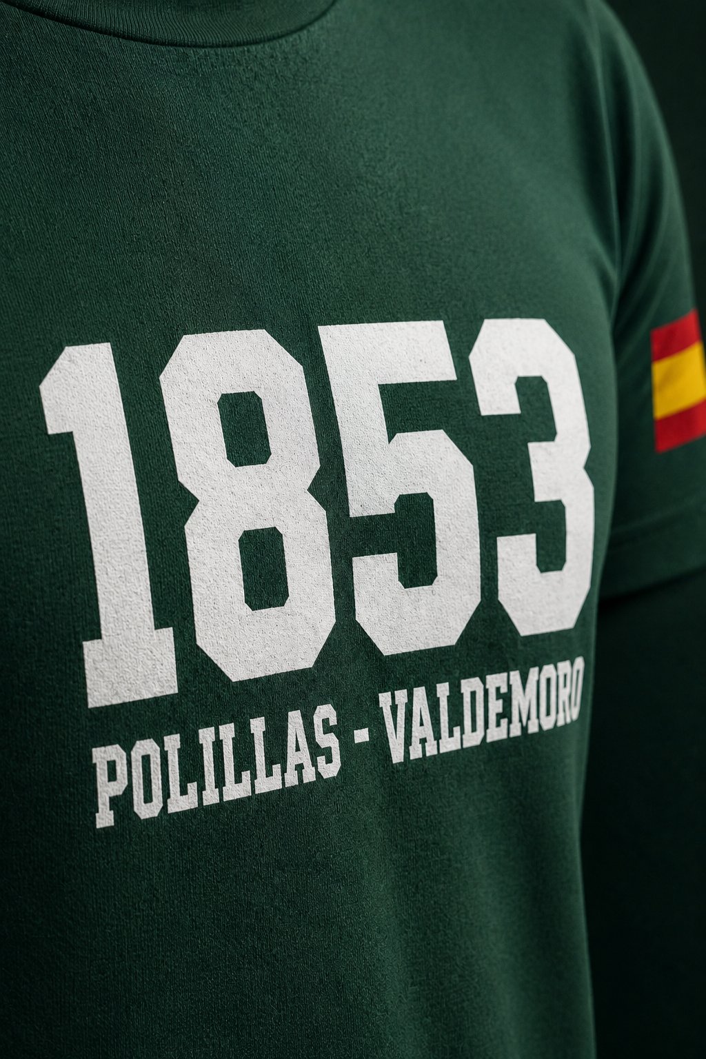 Camiseta Guardia Civil Polillas 1853 Valdemoro – Verde Botella - imagen 2
