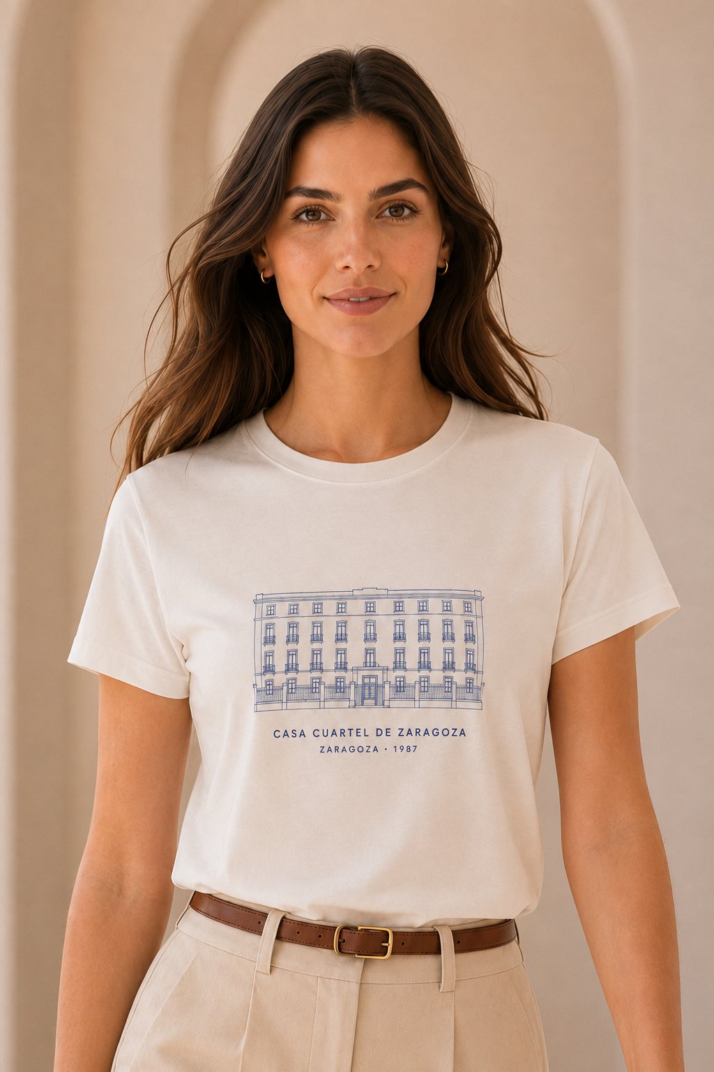 Camiseta Guardia Civil Casa Cuartel de Zaragoza – 1987 - imagen 1