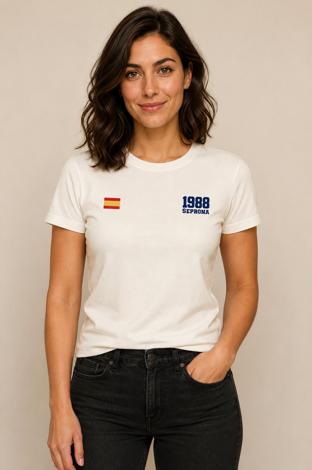 Camiseta SEPRONA Guardia Civil 1988 Minimal – Blanco Roto - imagen 1
