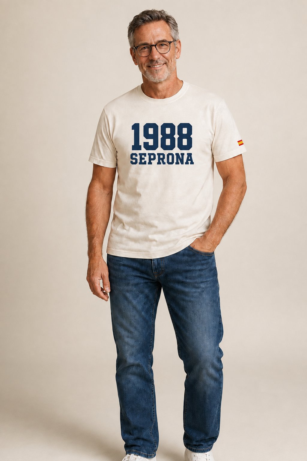 Camiseta SEPRONA Guardia Civil 1988 – Blanco Roto - imagen 1