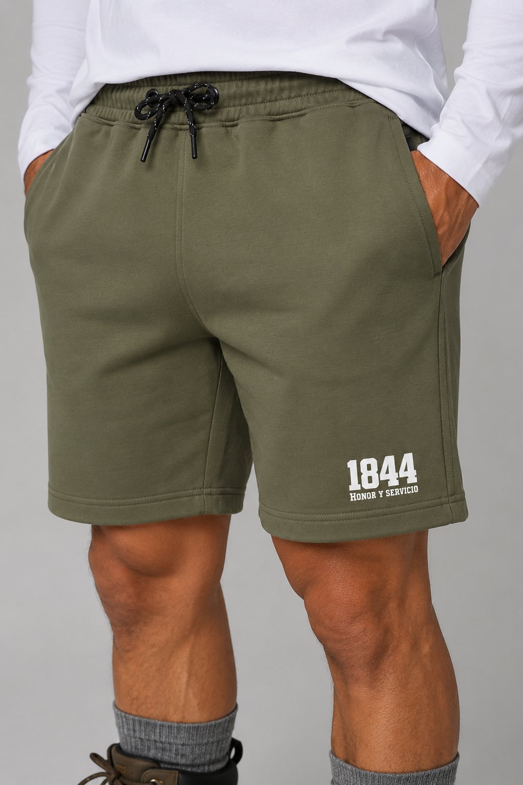 Pantalón Corto Deportivo Guardia Civil 1844 · Verde Militar - imagen 1