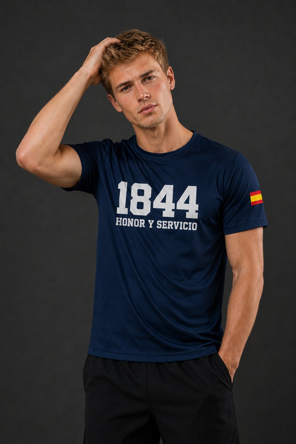 Camiseta Técnica Deportiva Guardia Civil 1844 Navy - imagen 1
