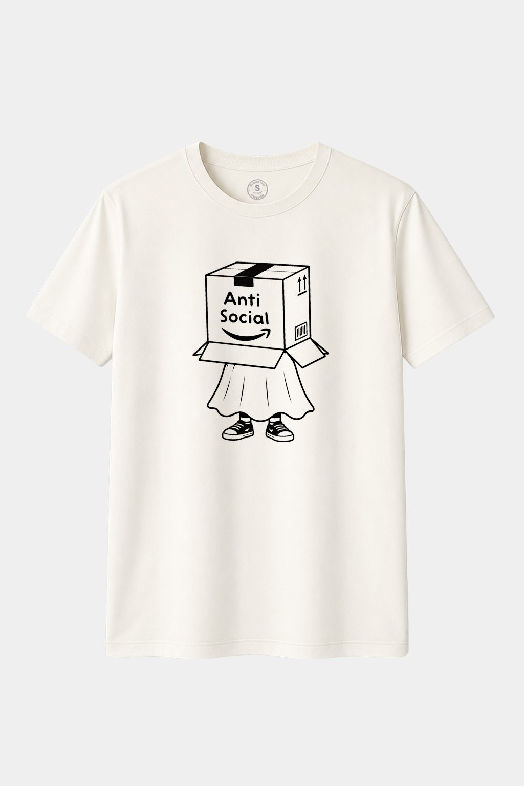 Camiseta Anti Social Ghost – No estoy para nadie - imagen 1