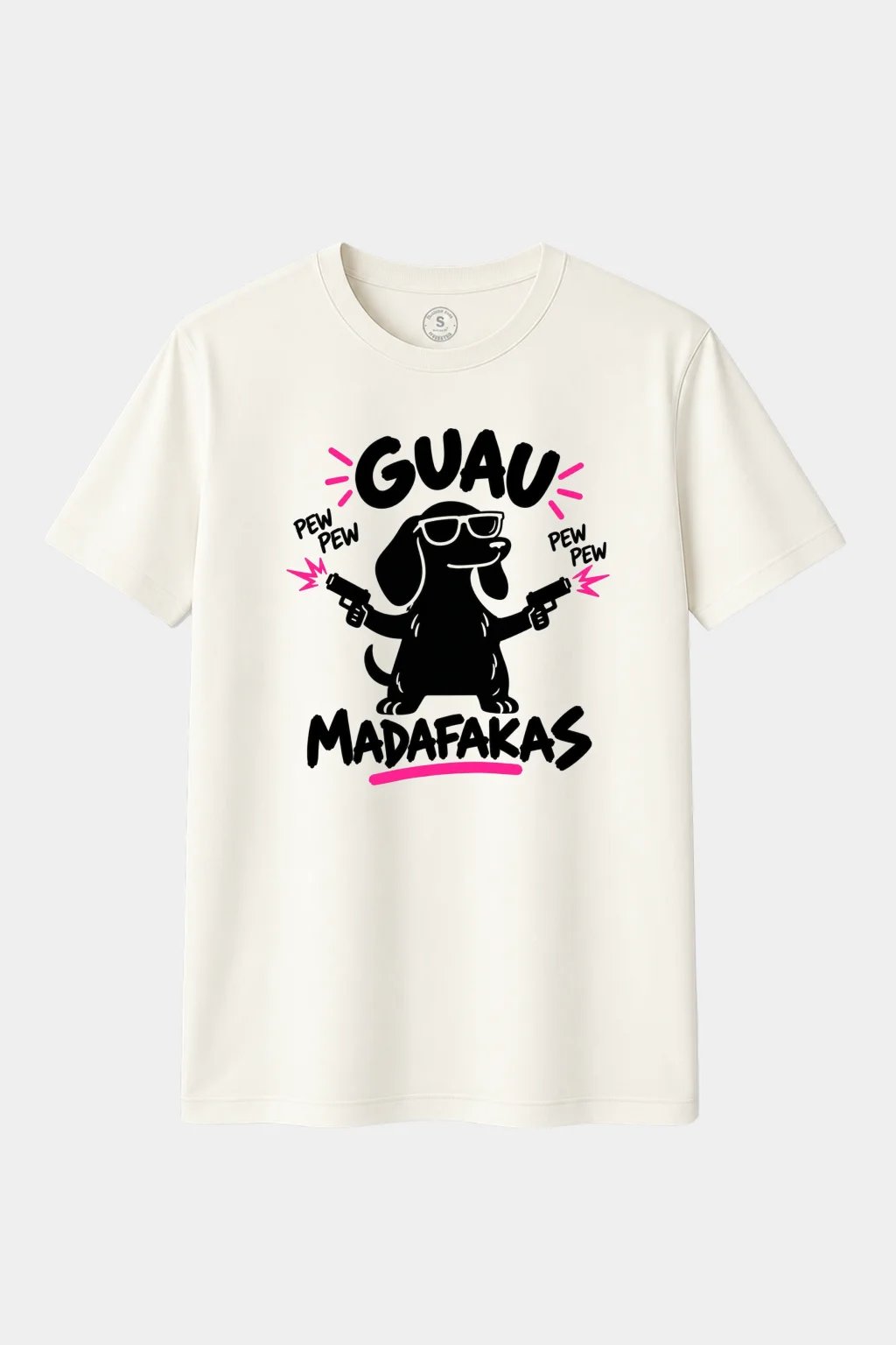 Camiseta Guau Madafakas Perro Salchicha - imagen 1
