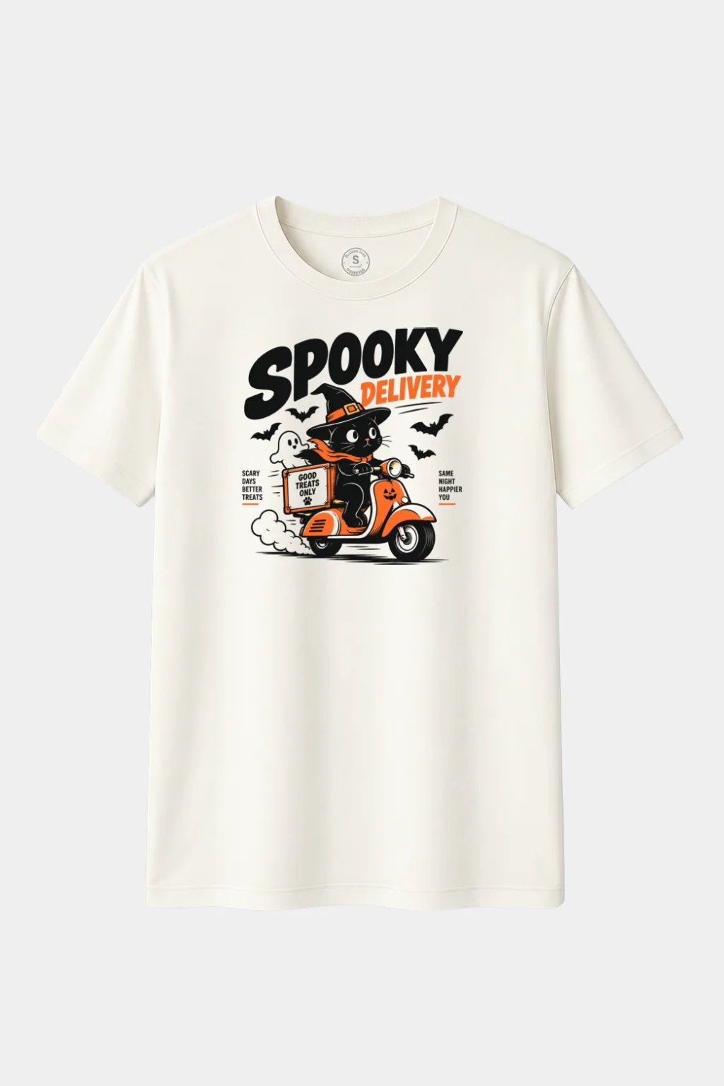 Camiseta Spooky Delivery – Reparto Gatuno de Halloween - imagen 1