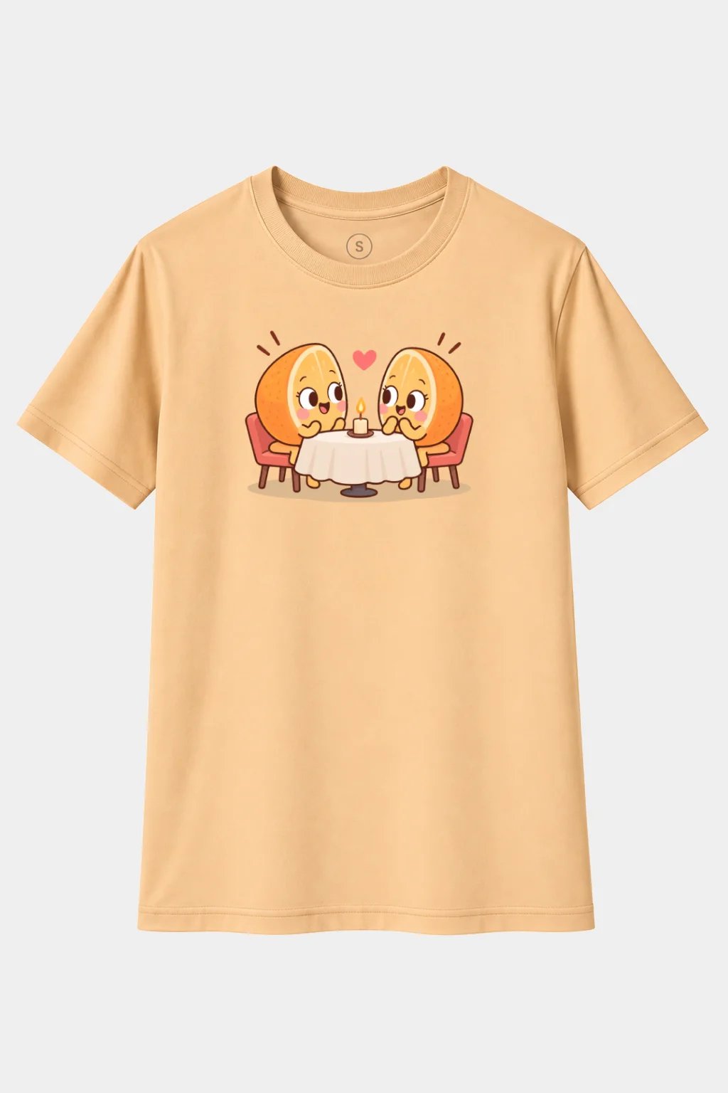 Camiseta Media Naranja – Humor Romántico, Juego de Palabras y Diseño Divertido - imagen 1