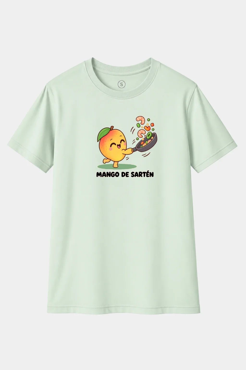 Camiseta Mango de Sartén – Humor, Juego de Palabras y Diseño Divertido - imagen 1