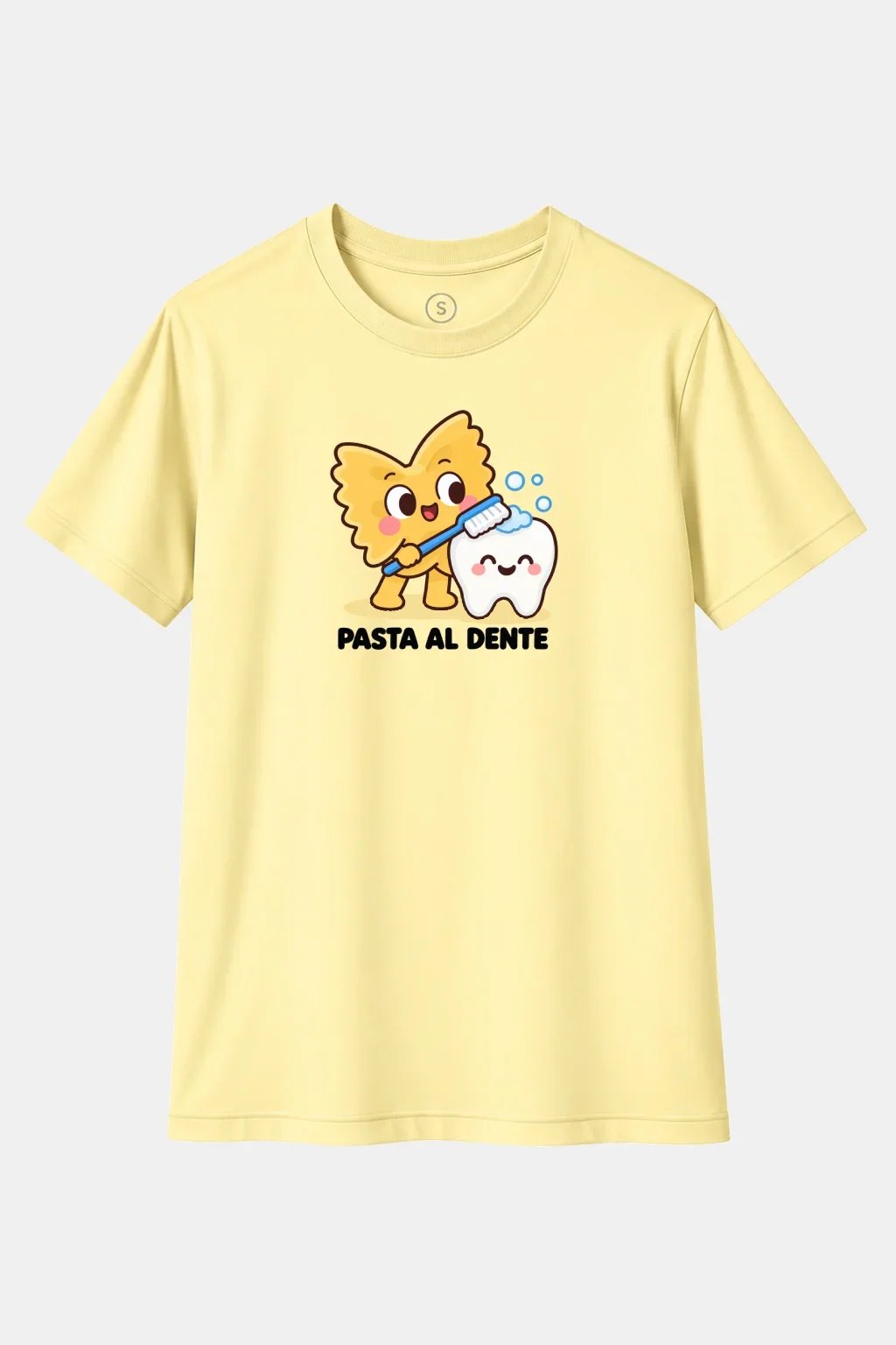 Camiseta Pasta al Dente – Humor de Pasta con Cepillo de Dientes - imagen 1
