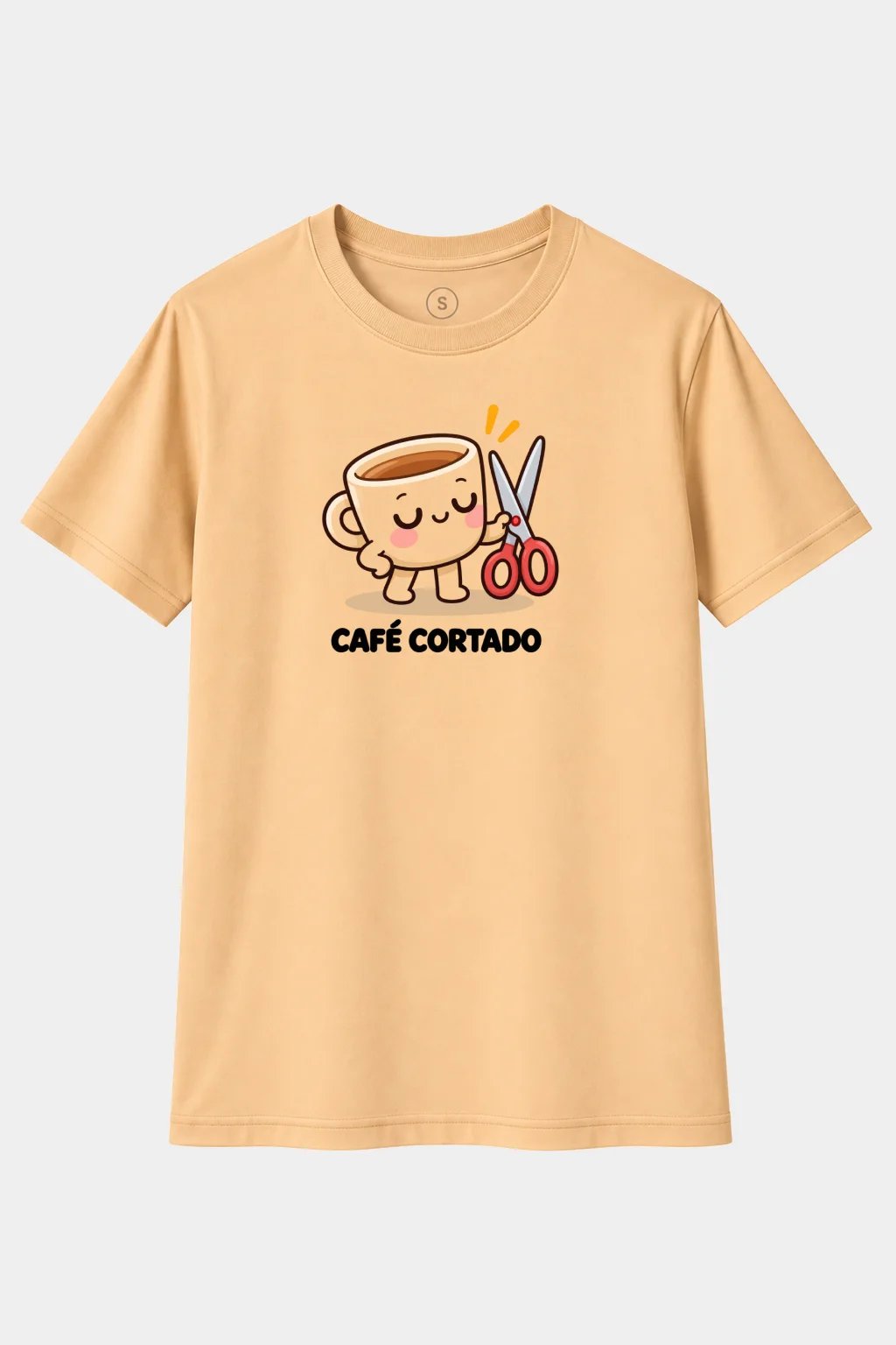 Camiseta Café Cortado – Diseño Divertido para Amantes del Café - imagen 1