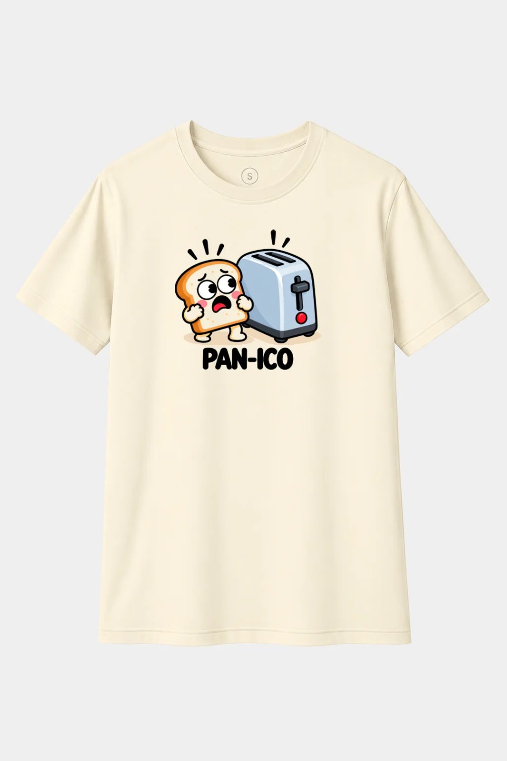 Camiseta Pan-ico – Humor para los que se tuestan fácil - imagen 1
