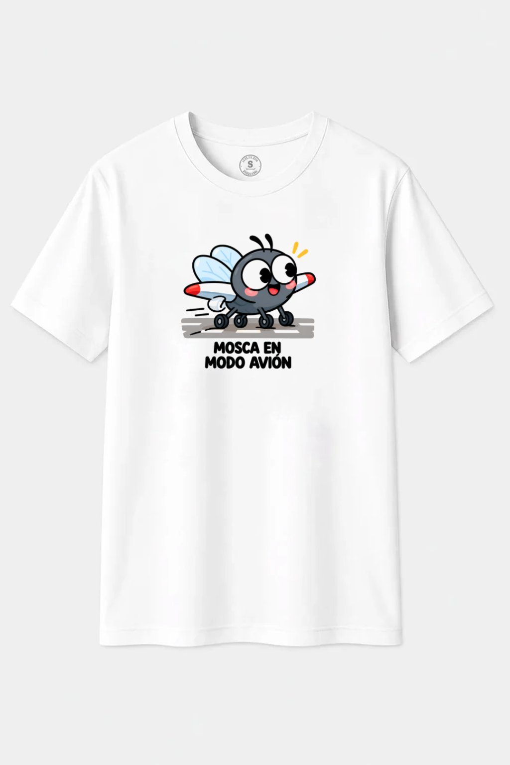 Camiseta Mosca en Modo Avión – Lista para Despegar - imagen 1