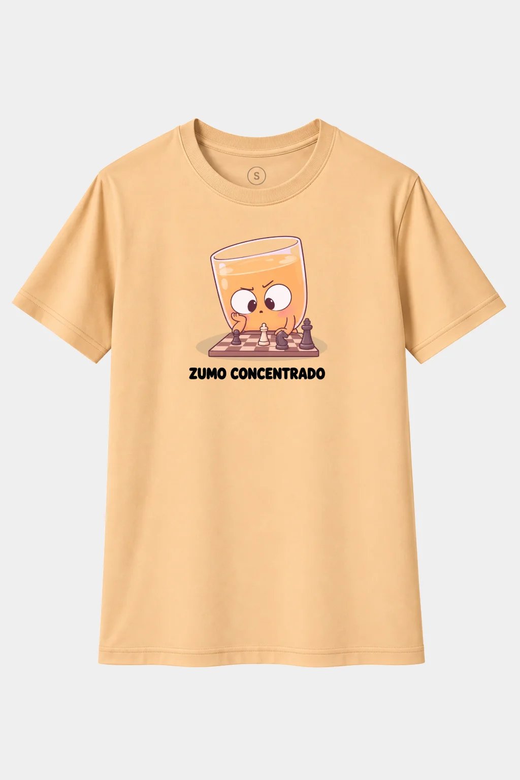 Camiseta Zumo Concentrado – Ajedrez, Humor y Frases Divertidas - imagen 1