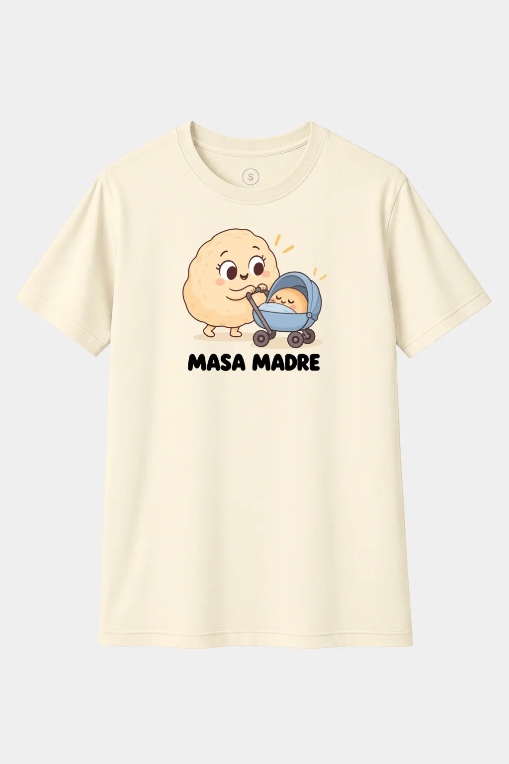 Camiseta Masa Madre de Paseo – Humor, Juego de Palabras y Diseño Divertido - imagen 1