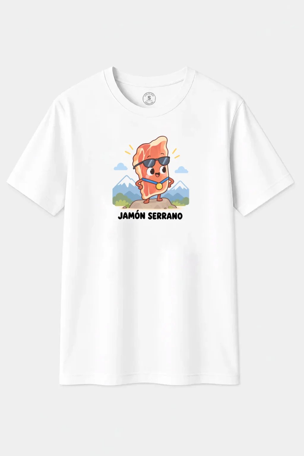 Camiseta Jamón Serrano – Humor, Juego de Palabras y Diseño Divertido - imagen 1