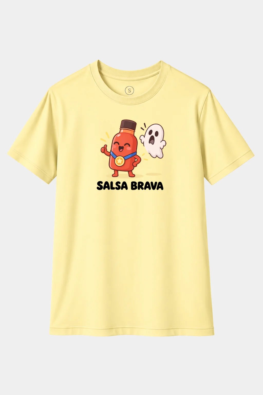 Camiseta Salsa Brava sin Miedo – Humor, Juego de Palabras y Diseño Divertido - imagen 1