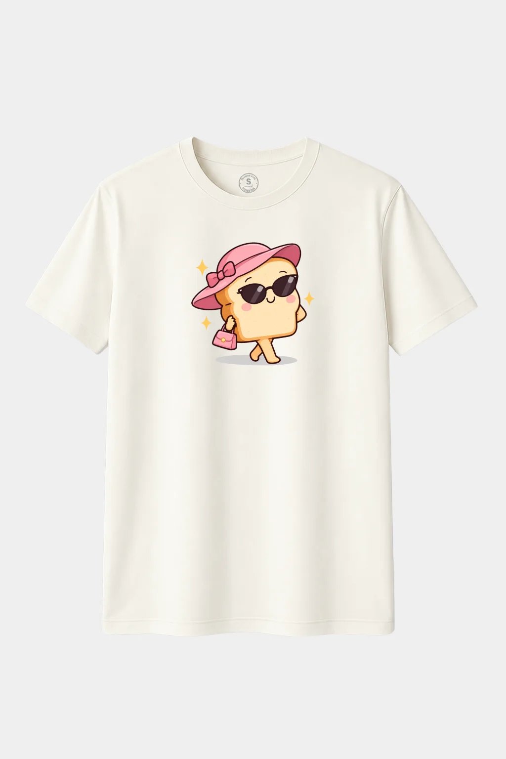 Camiseta Pan con Estilo – Humor, Diseño Divertido y Personaje Kawaii - imagen 1