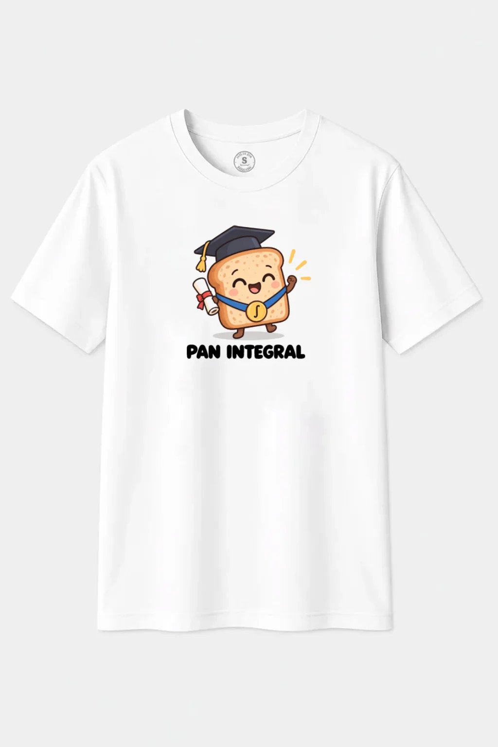 Camiseta Pan Integral – Humor, Juego de Palabras y Diseño Divertido - imagen 1