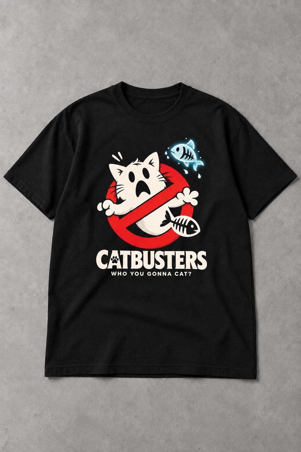 Camiseta Catbusters – Who You Gonna Cat? - imagen 1
