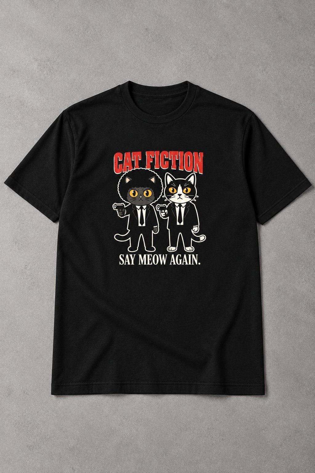 Camiseta Cat Fiction – Say Meow Again - imagen 1