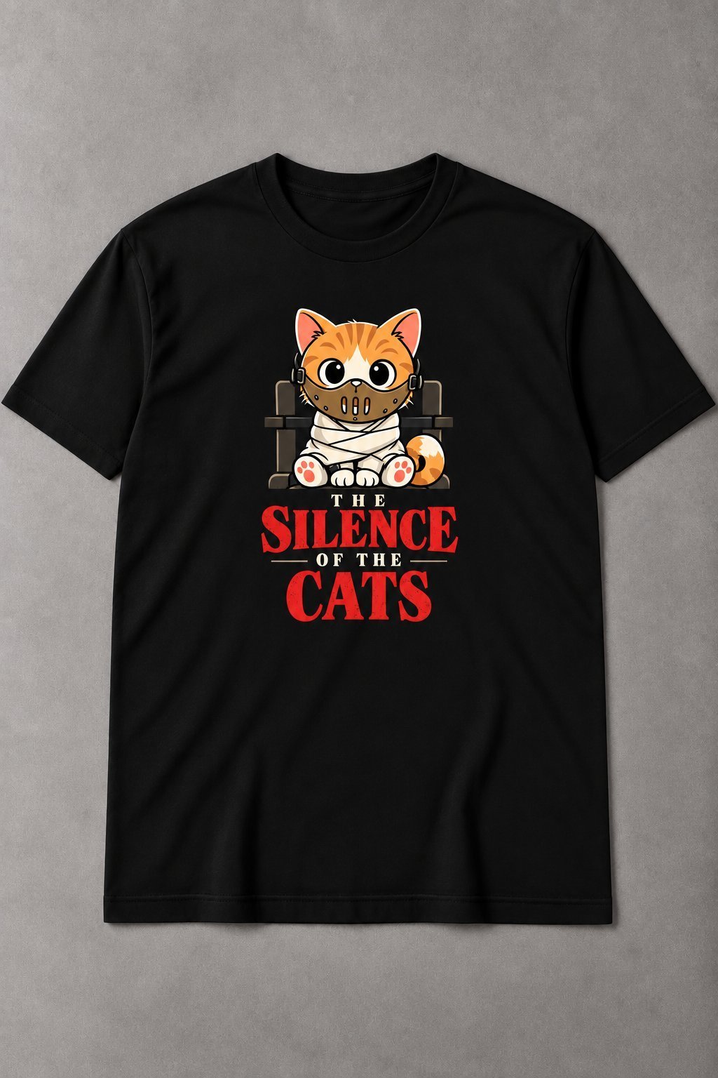 Camiseta de Gato The Silence of the Cats – Camiseta Gato Divertida - imagen 1