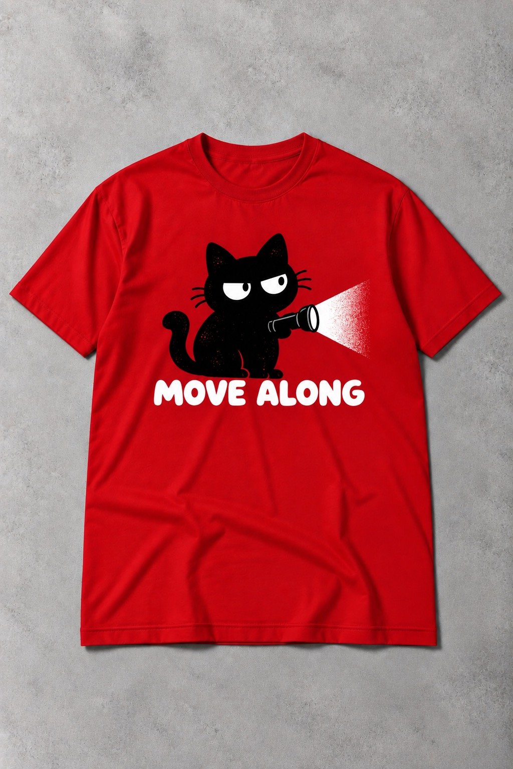 Camiseta de Gato Move Along – Camiseta Divertida de Gato Negro - imagen 1