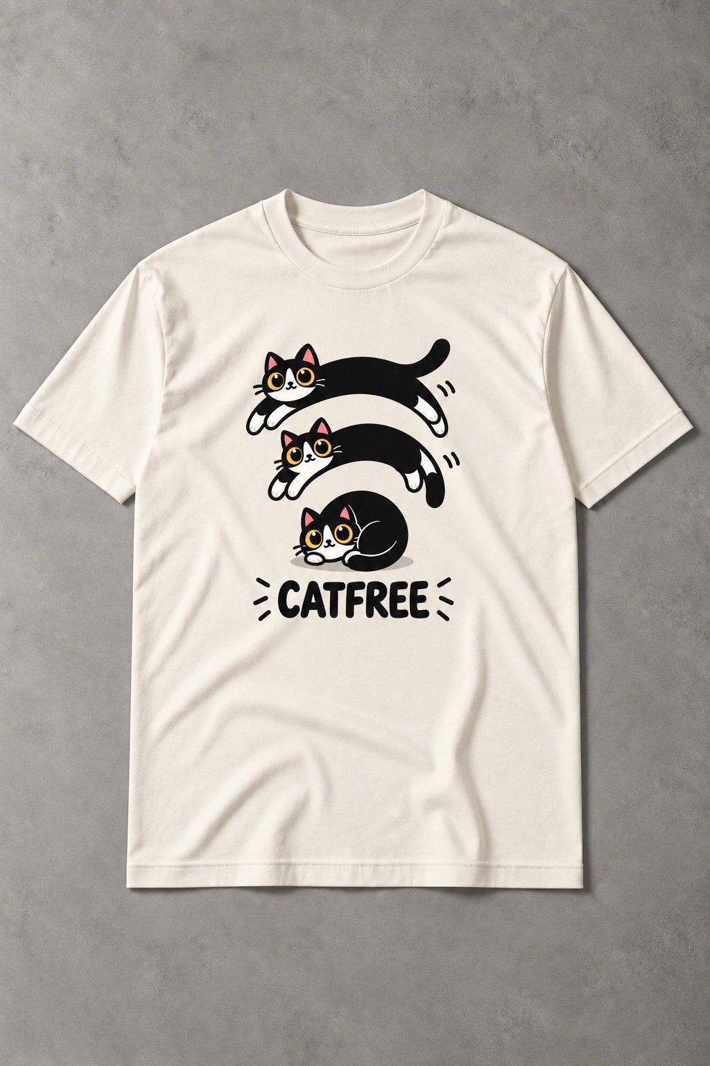 Camiseta de Gatos Catfree – Miau Social Club - imagen 1